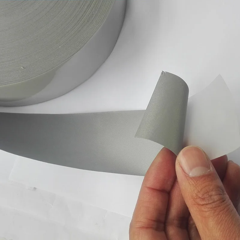 Светлая Серебристая Светоотражающая наклейка EASY DIY 5 см/2 50 см теплопередающий