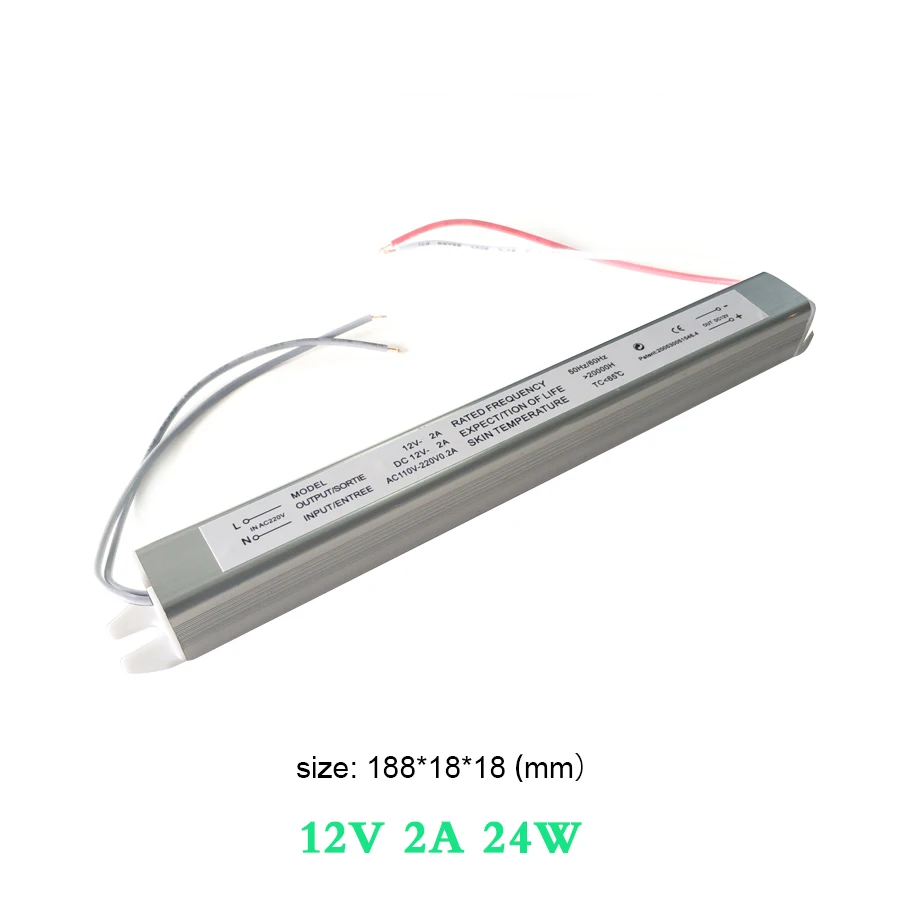 2A 3A 4A 5A 7A AC 220 V до 12 Светодиодный драйвер Ультра тонкое освещение трансформатор