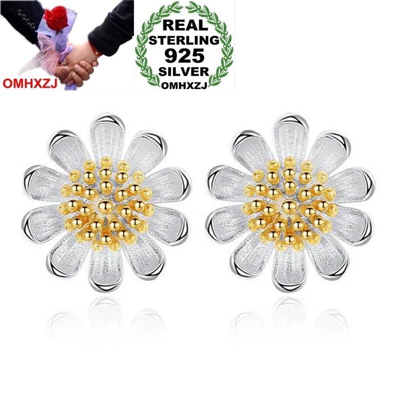 OMH оптовые милые модные дикие женские свадебные подарочные серьги гвоздики из