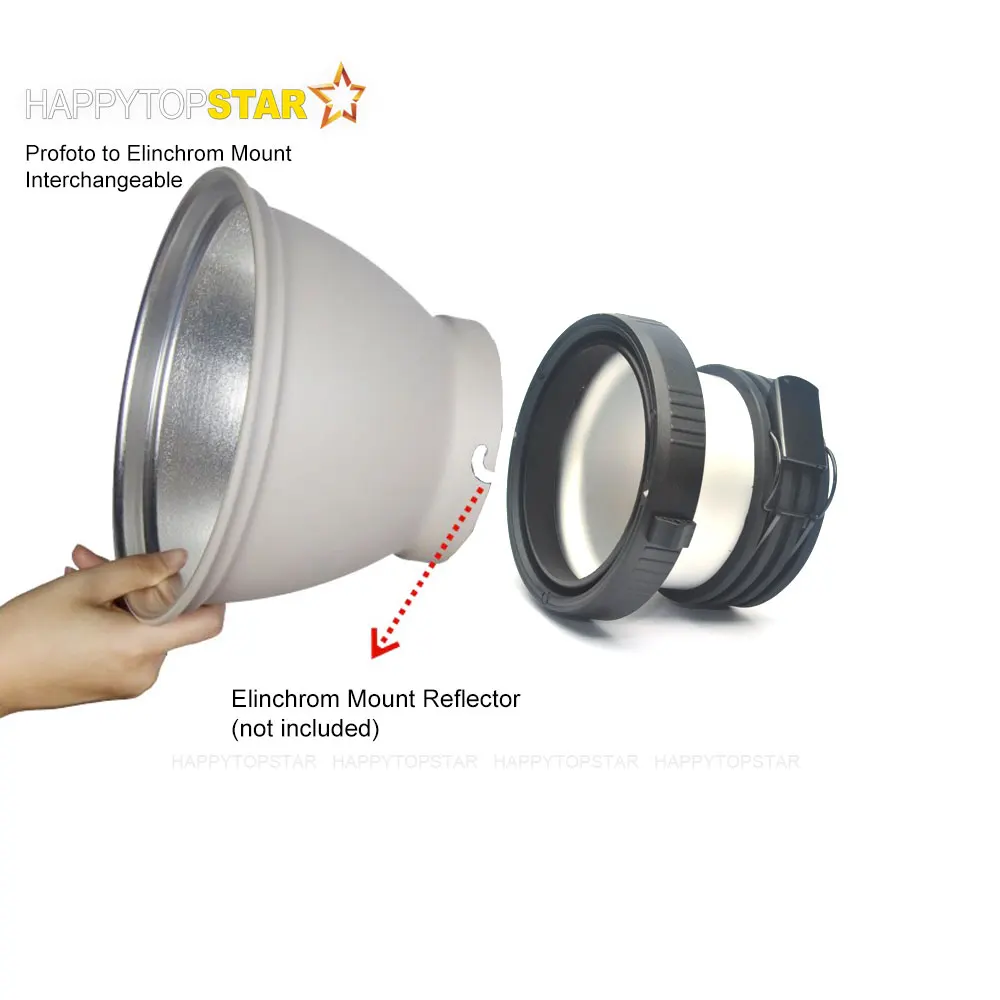 Переходник Profoto на Elinchrom Сменный адаптер кольцевого адаптера Speedring для фотостудии