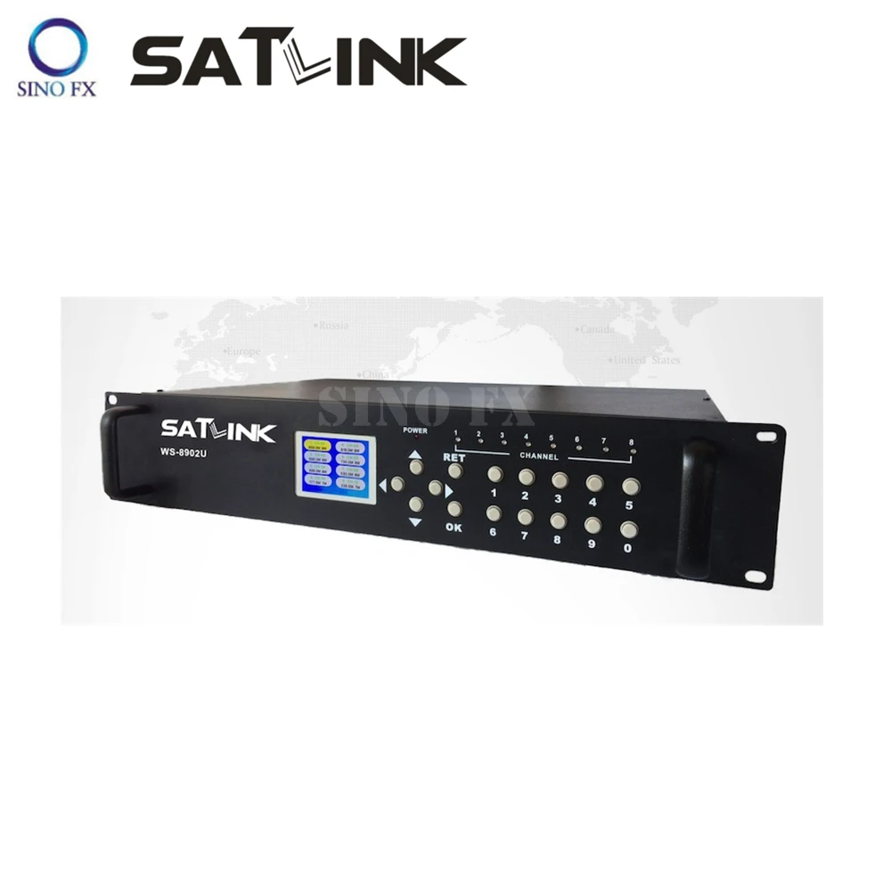 12 каналов модулятор DVB-T HD 1080 p Satlink WS 8902U 8 Route/10 Route/12 Route 12 каналов