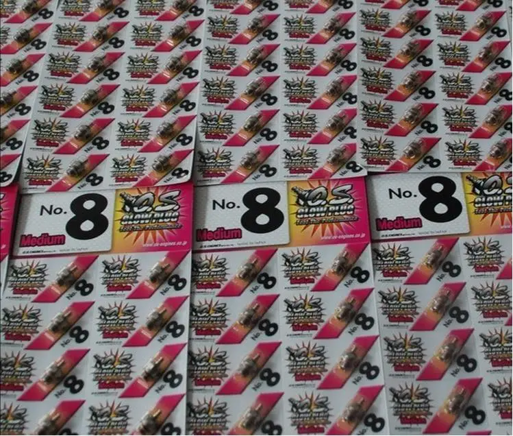6pcs/lot O.S. OS8 medium plug N Glow Plugs No. 8 OS 8+Free shipping | Игрушки и хобби
