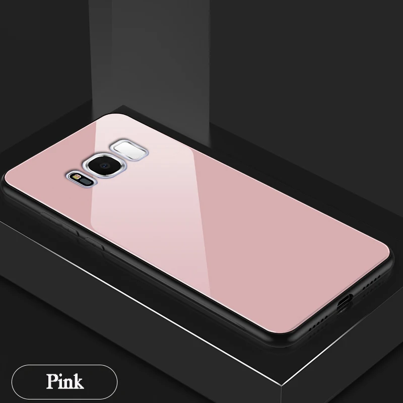 YonLinTan чехол для Samsung galaxy S8 Plus S8Plus S 8 Жесткий 3d на 360 Защитный из закаленного стекла
