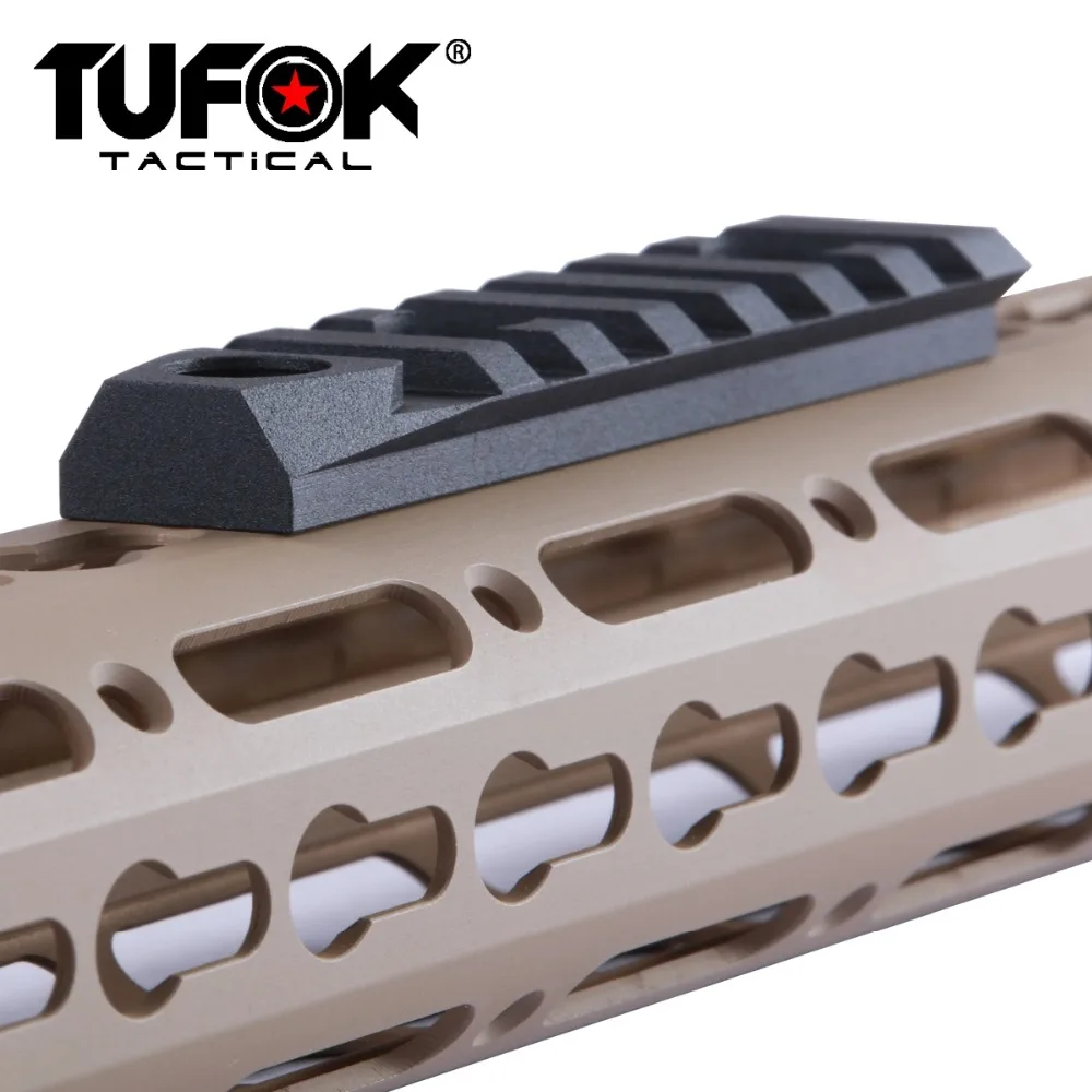 TuFok 7 слотов Keymod Bipod адаптер Крепление Picatinny рельсовая секция тактическая