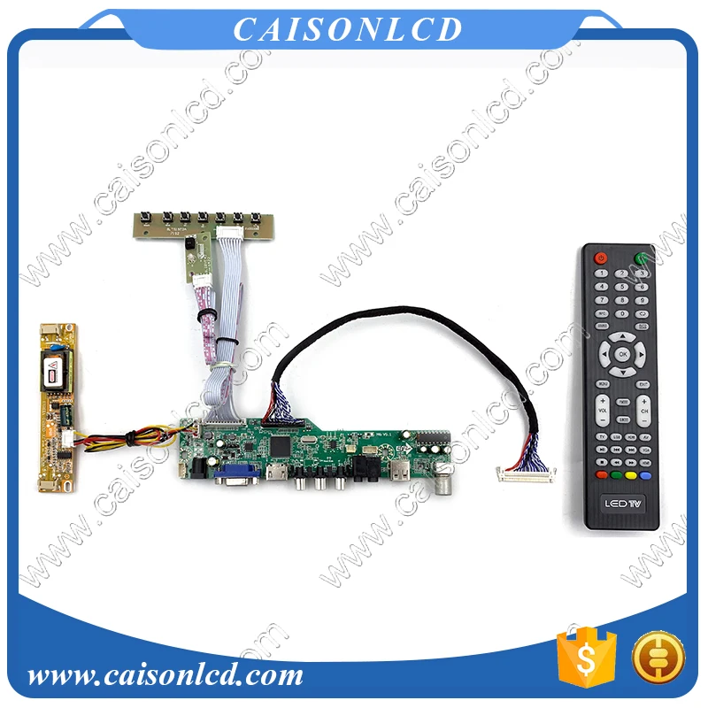 NT68676 HDMI/DVI/VGA/аудио ЖК плата контроллера Поддержка 17 дюймов панель с 1400*900|Запасные