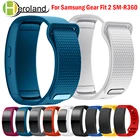 LS браслет ремешок для Samsung Gear Fit 2 Pro Ремешки для наручных часов спортивные силиконовые для Samsung Gear Fit2 SM-R360 Смарт-часы браслет