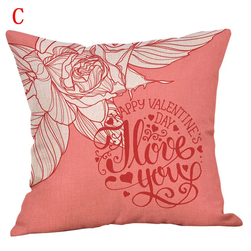 Новинка 2019 декоративная квадратная подушка на День святого Валентина 40
