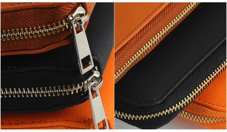 Высококачественная деловая офисная кожаная сумка A4 на молнии для документов