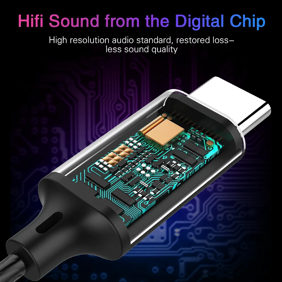 Langsdom цифровые наушники type C с микрофоном Hifi Бас-гарнитура для samsung, наушники для Auriculare Xiaomi USB C Phone