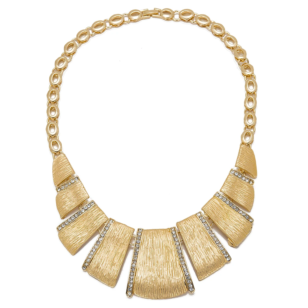 BAUS 2017 оптовая продажа изысканный ювелирный набор в Дубае роскошный золотой цвет