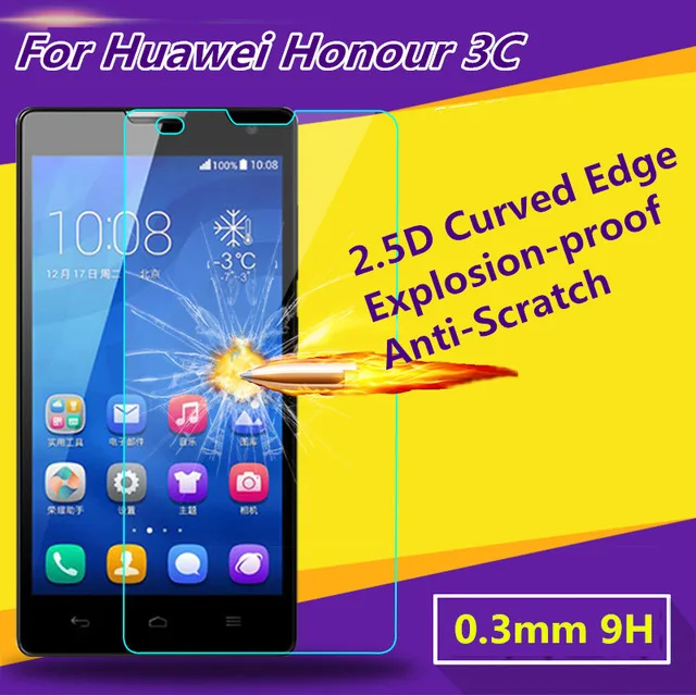 Оригинальное закаленное стекло для Huawei Honor 3C защита экрана закаленная Защитная