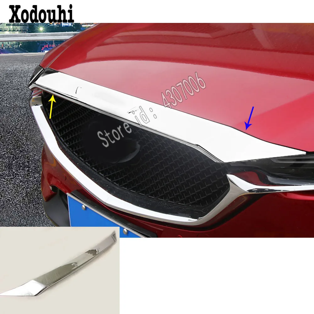 Для Mazda CX 5 CX5 2nd Gen 2017 2018 2019 2020 крышка автомобильного украшения ABS Хромированная