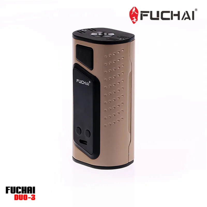 Оригинальный Fuchai Duo 3 мод (2 батареи Слот версия) 175 Вт бокс для электронных сигарет