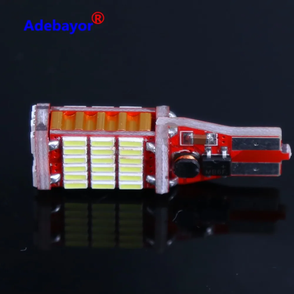 1X Canbus 12В 24В T10 T15 45 светодиодный 4014 SMD 45SMD без полярности T16 лампа светильник для
