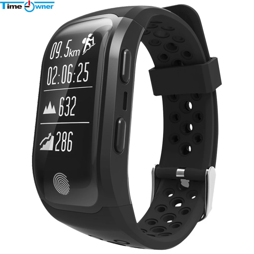 TimeOwner gps смарт браслет S908 Браслет спортивный монитор сердечного ритма плавание