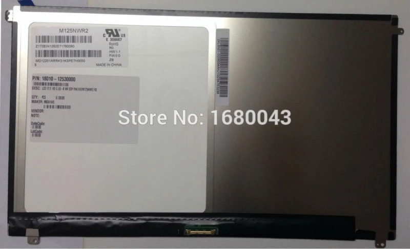 M125NWR2 R0 fit R1 12 5 WXGA eDP 30 pin LED ЖК экран панель дисплея|led lcd screen|edp panelled panel |
