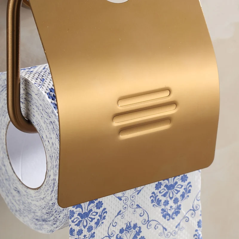 Европейский Космический алюминиевый бронзовый держатель для туалетной бумаги