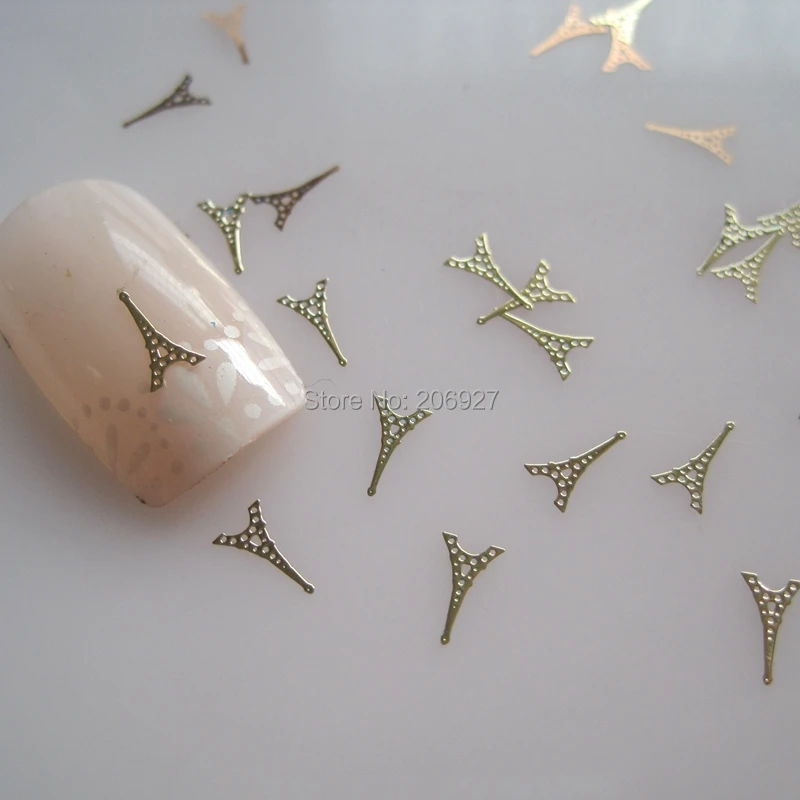 100 шт. металлические наклейки для дизайна ногтей | Красота и здоровье