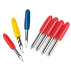 В наличии, быстрая доставка, 15 шт., 456030 градусов, D лезвия, режущий плоттер, виниловый резак, нож для лета