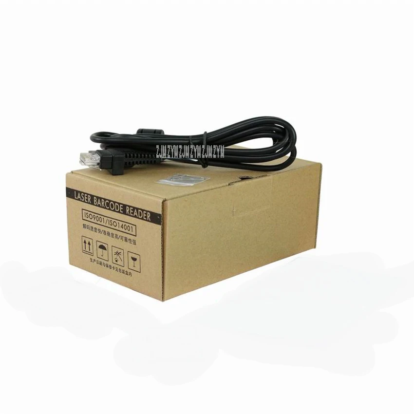 50pcs Barcode Scanner 1D Laser Wireless YK-910 85mA with USB2.0 Interface 120 times / sec Speed black white | Компьютеры и офис