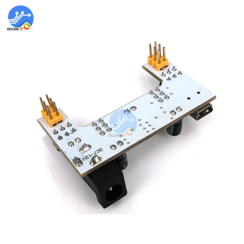 MB102 макетная плата модуль питания микро usb интерфейс для Arduino DC 7 12V 2 канала платы| |