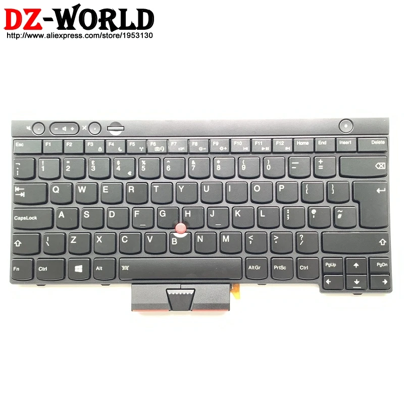 Новая/Оригинальная английская клавиатура с подсветкой для Lenovo Thinkpad T430 T430i T430S X230