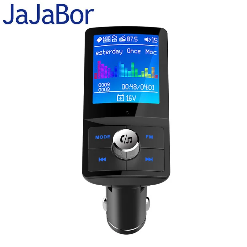 Fm передатчик JaJaBor Bluetooth автомобильный комплект Handsfree AUX музыкальный приемник