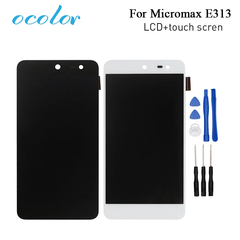 Ocolor Для Micromax E313 ЖК дисплей Дисплей и Сенсорный экран 1280x720 Экран дисплея планшета