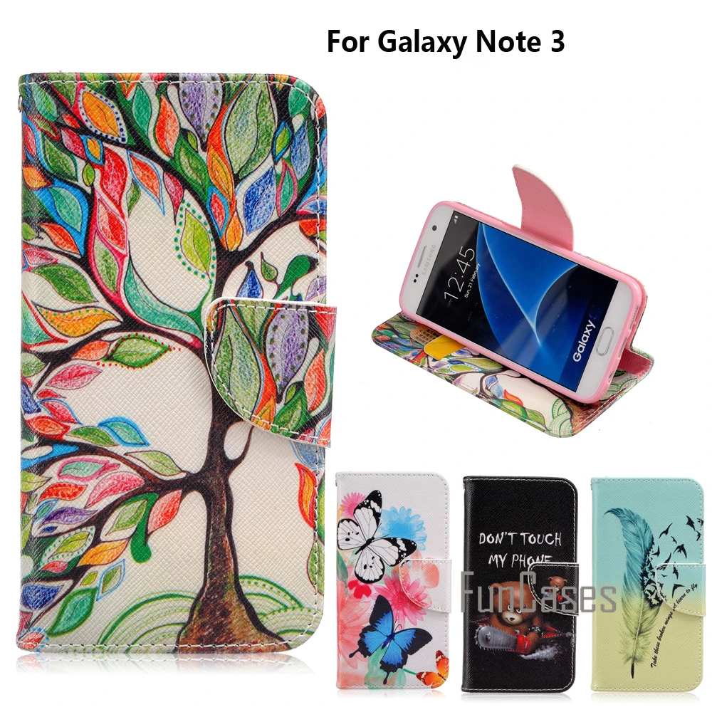 Чехол телефона для Fundas Samsung Примечание 3 чехол для Coque Samsung Galaxy Note 3 чехол Примечание 3 III N9000 n9005+ подставка держатель для карт