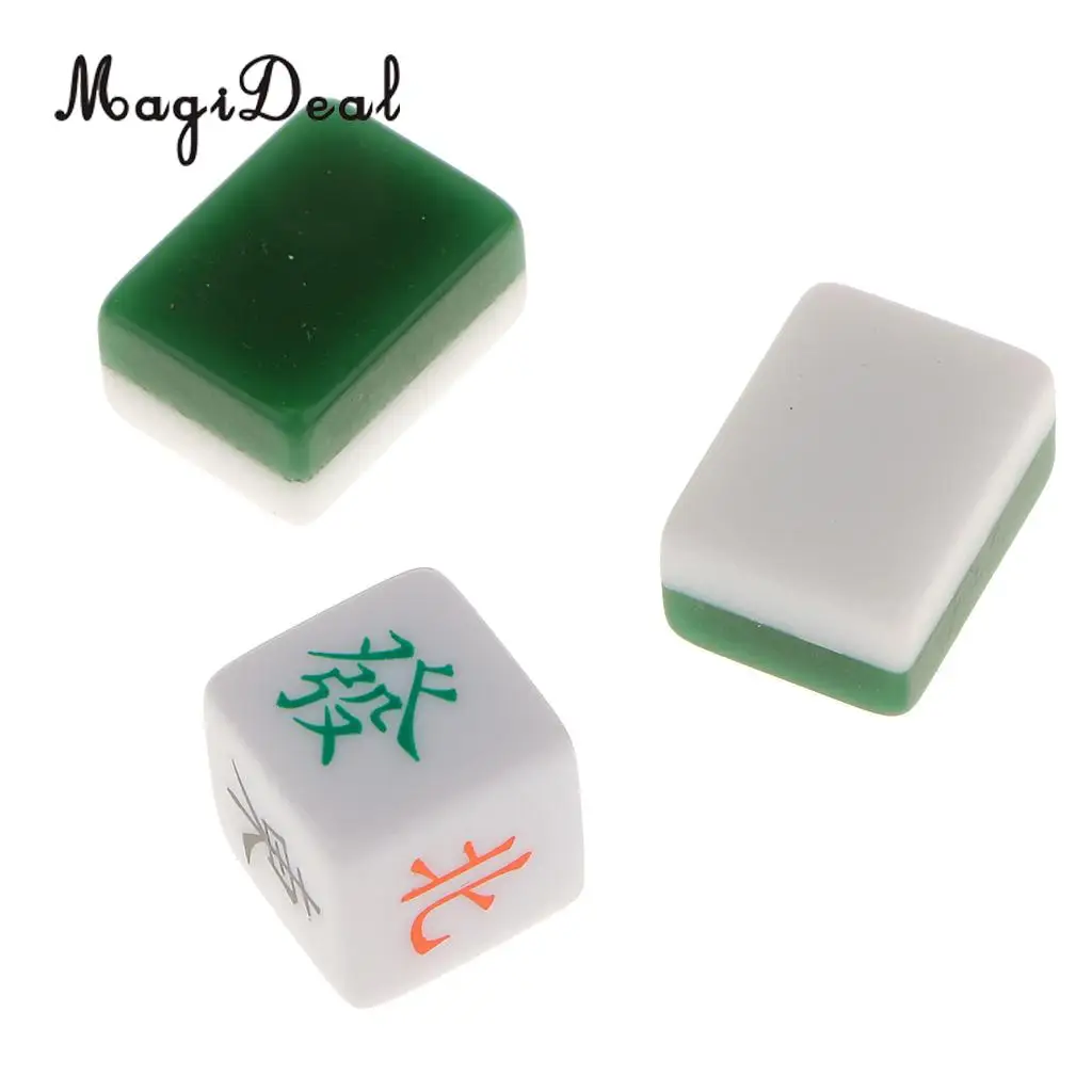 MagiDeal, портативный мини 16 мм маджонг, Китайская традиционная игра, вечерние игровые MJ-022 для кемпинга, походов, путешествий