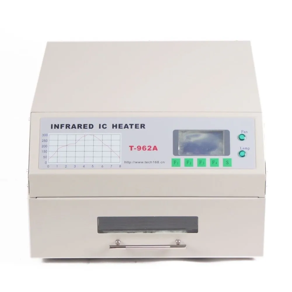 

Инфракрасная Интеллектуальная паяльная печь PUHUI T962A 1500 Вт, x мм