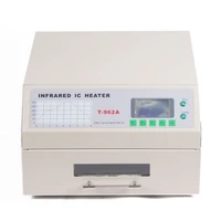 puhui t962a infrared intelligent reflow soldering oven 1500w 300x320mm infrared ic heater t 962a for bga smd smt rework