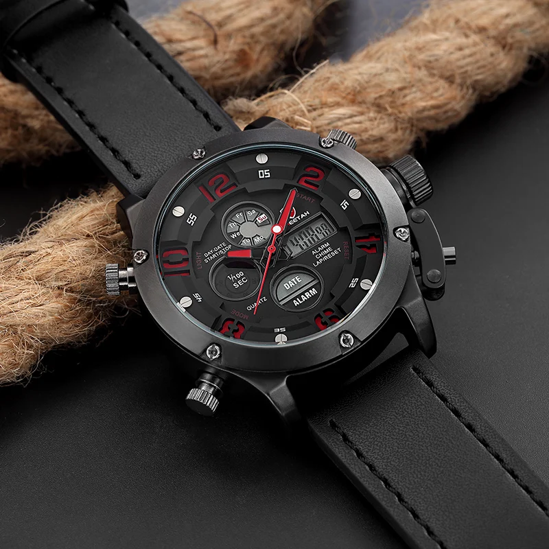 2017 New Luxury Top Brand CHEETAH Fashion Sports Men's Quartz Digital LED Clock Men Army Military Wrist watch Relogio Masculino |
