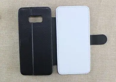 2D сублимационный пустой флип кожаный чехол для samsung S4 S5 S6 S7 S8 S9 plus Note 8 grand с магнитом и держателями карт 5 шт