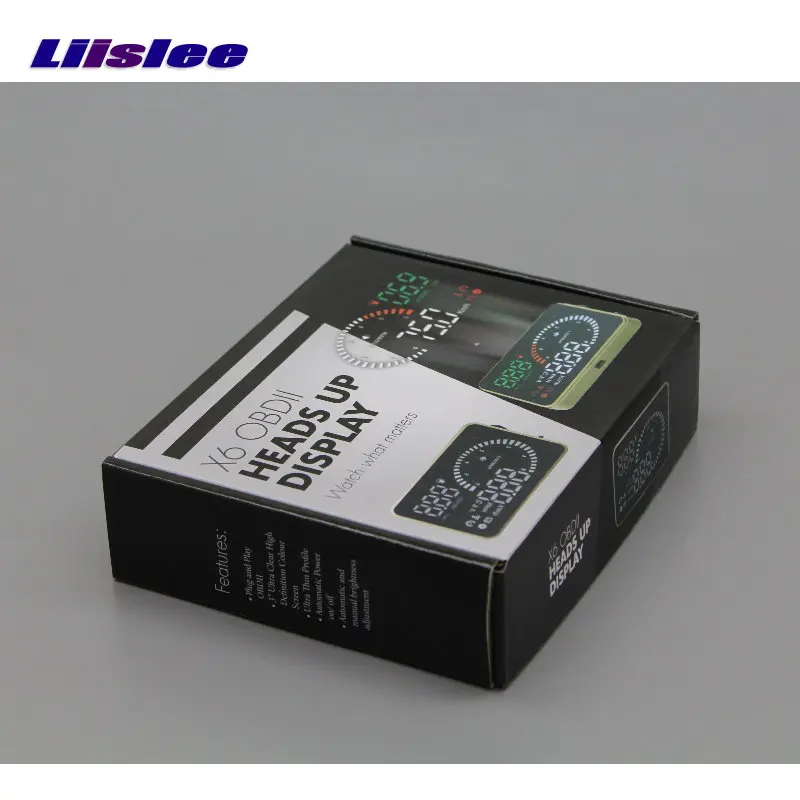 Автомобильный HUD Дисплей для SAAB 9 3/9 5 2000 2019 Авто X6 OBD безопасный проектор вождения II