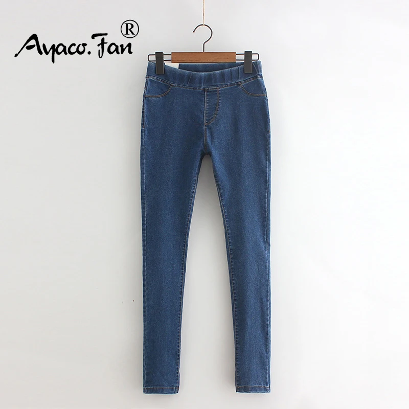 Женские узкие джинсы до щиколотки повседневные Универсальные джинсовые брюки