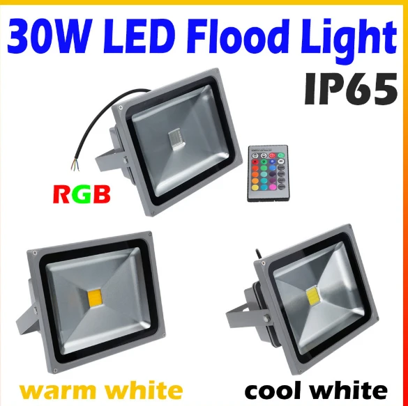 Наружный прожектор 10 Вт 20 30 50 RGB Светодиодный точечный уличный свет с ИК пультом