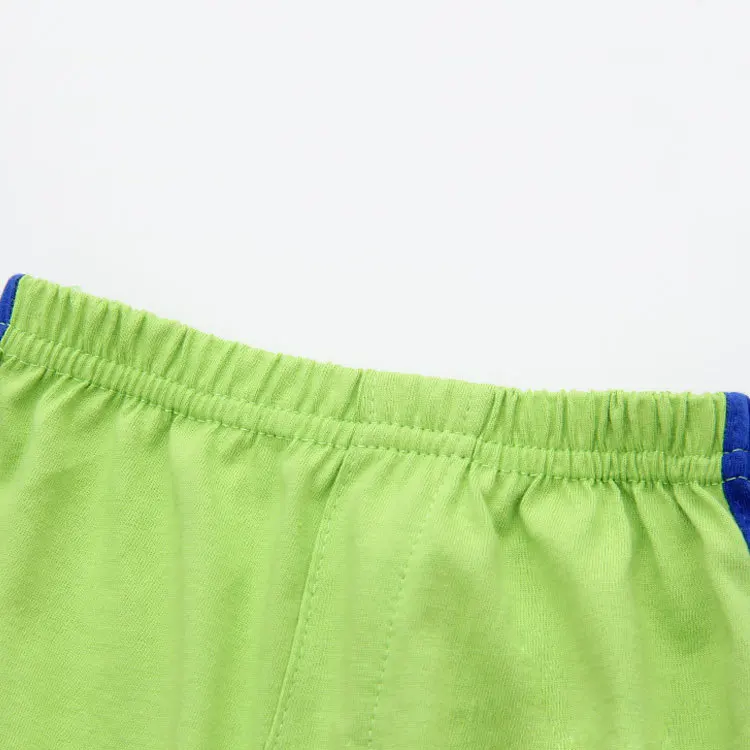 Summer Vest &amp Shorts 2 Pieces 1-3 Years Sleeveless Cartoon Kids Clothes Children Clothing Baby Boy Sets |