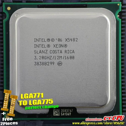 Процессор Intel Xeon X5482 3 2 ГГц/12 м/1600 близкий к LGA771 Core Quad Q9650 Q9550 cpu работает на