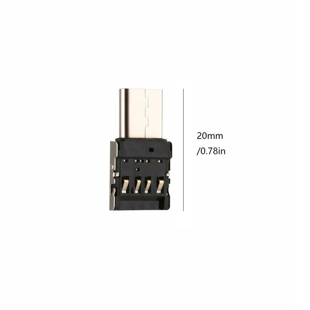 Переходник Mini Type C к USB OTG для флеш накопителя S8 Note8 телефона Android|Переходники и