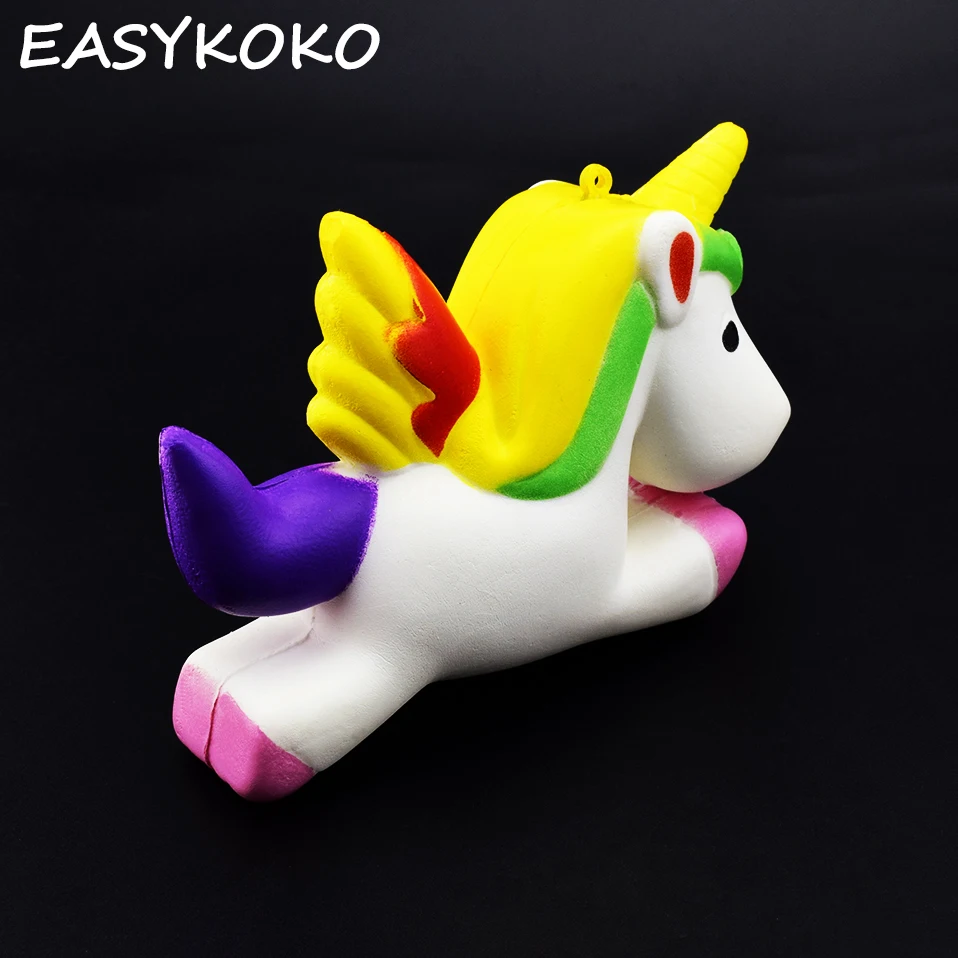 Squishy Unicorn Jumbo Kawaii Flying Fun Kid Toys animal Slow Rising Squishies Charm Exquisite Antistress Soft Toy | Игрушки и хобби