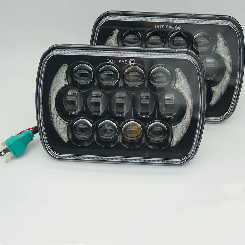 Светодиодный 5 &quotX 7&quot дюймовый светодиодный фар Замена для Jeep Cherokee XJ грузовики