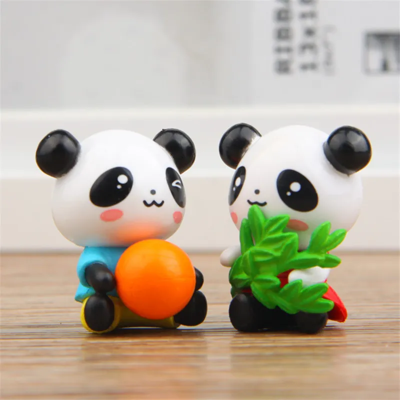 20 шт./компл. Kawaii ZAKKA с рисунком панды Live Panda DIY торт кукла Мосс Террариум микро