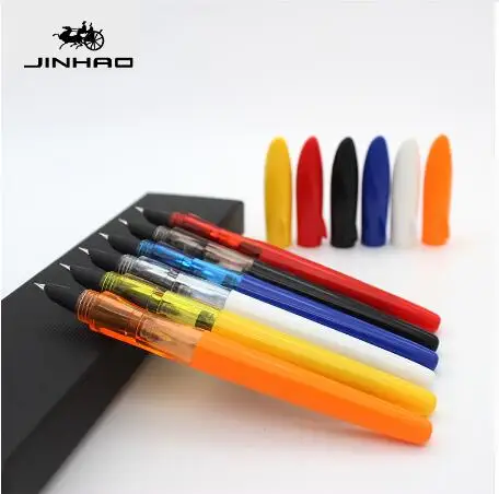 Ручка перьевая JINHAO с крышкой акулы 0 5/0 38 мм 12 цветов|Перьевые ручки| |