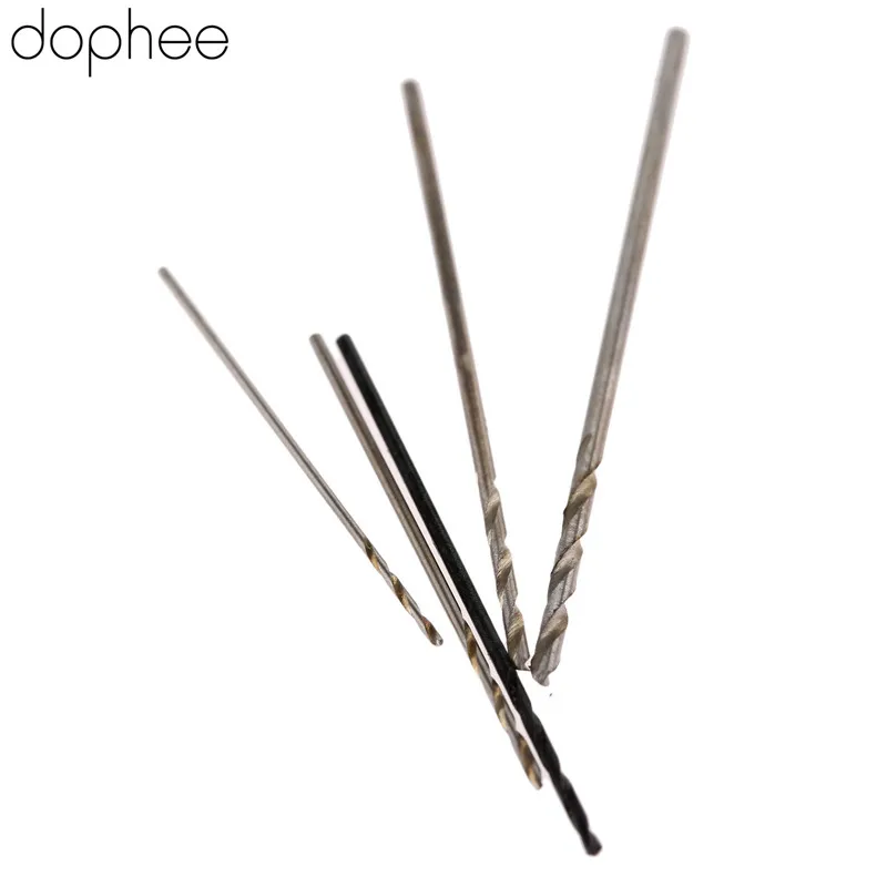 Dopee 0,5-3,5 мм 10 шт спиральные сверла HSS высокоскоростные стальные сверла набор микро прямой хвостовик деревянные инструменты для электрических сверл