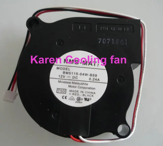

NMB 5015 12V 0.24A BM5115-04W-B59 cooling fan