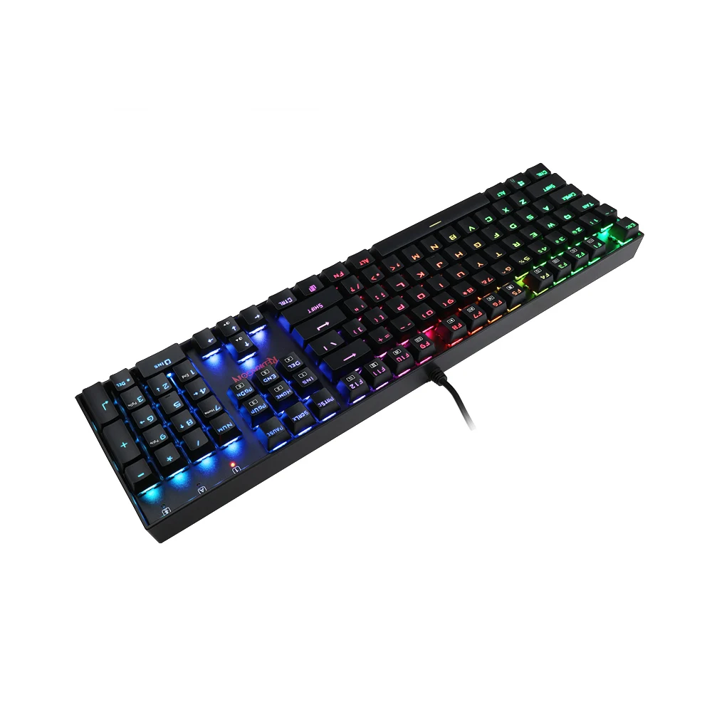 Игровая клавиатура Redragon K551 Механическая клавишная Кнопка 104 клавиш RGB светодиодный компьютерная клавиатура с подсветкой для ПК геймера Typist