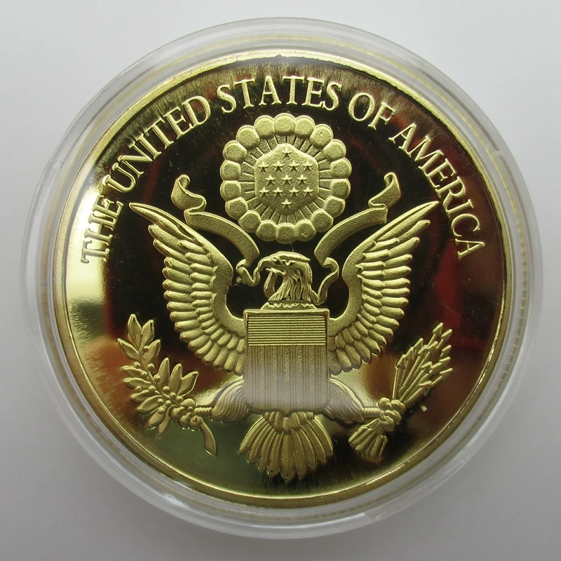 Латунь ремесло изысканный Американский орел золотые монеты коллекция монет