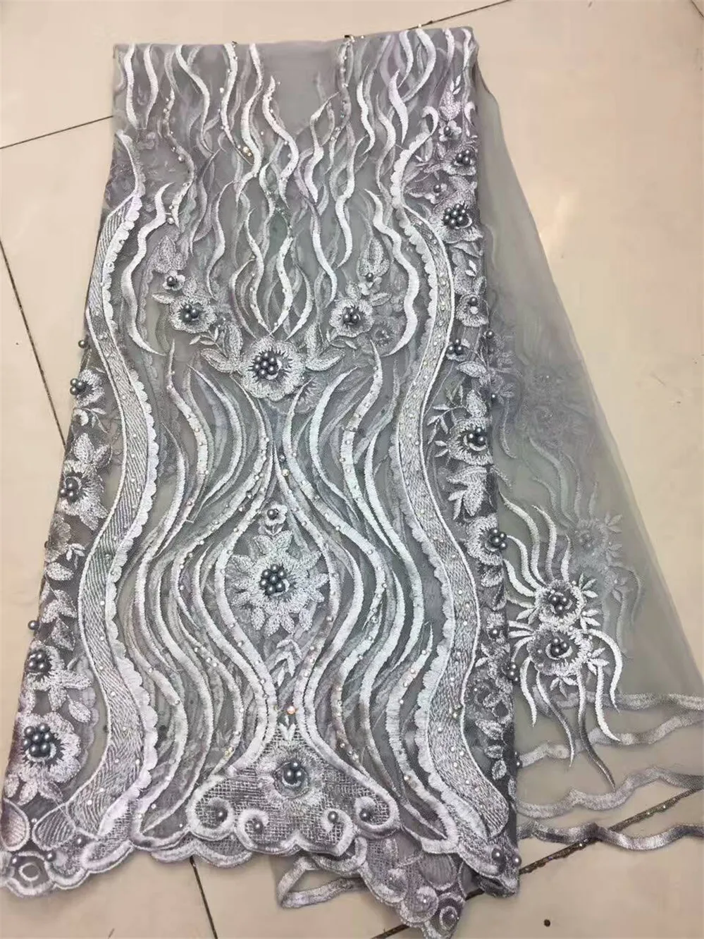 Горячая Распродажа высокое качество светло-голубой 3D Цветы французская