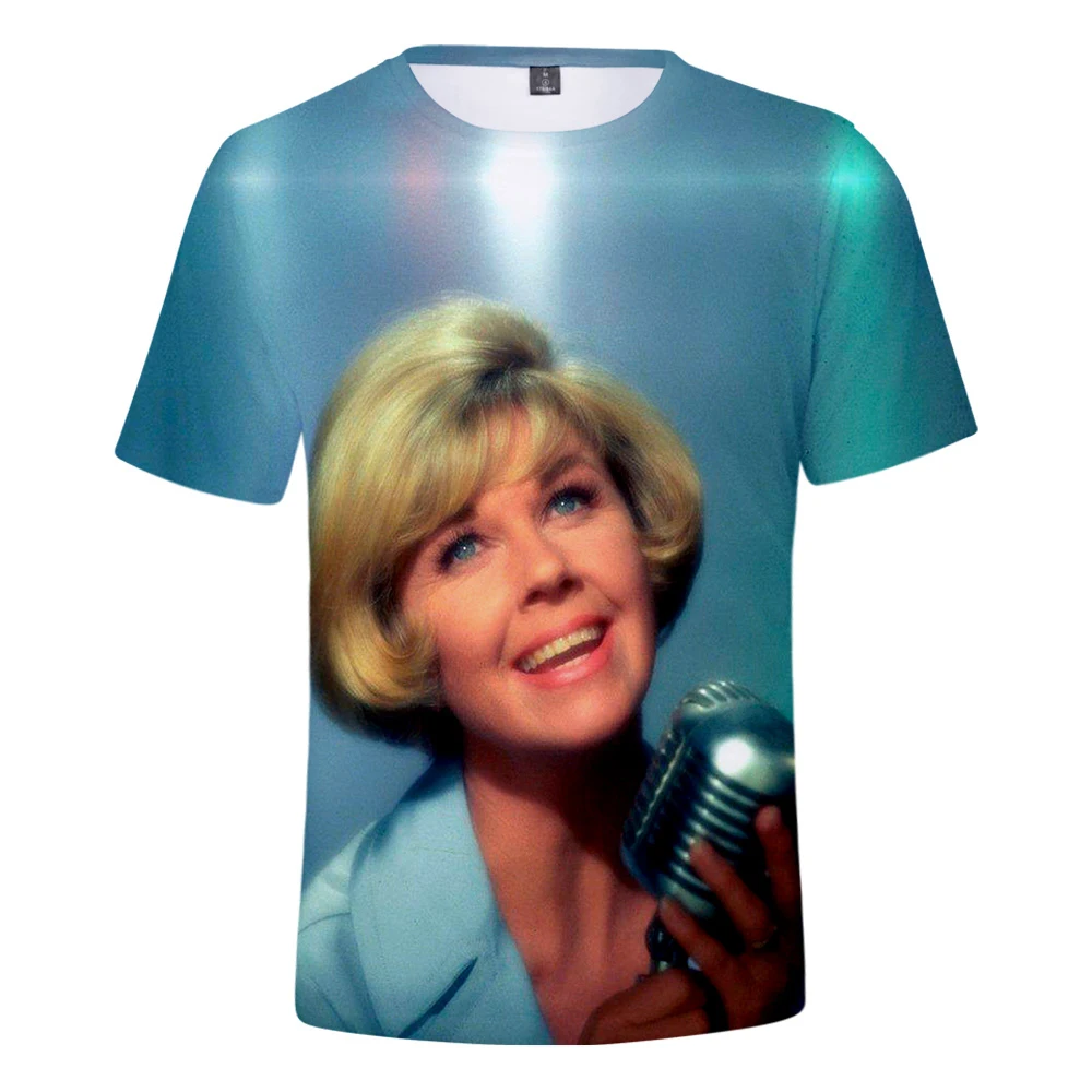 Женская уличная футболка с коротким рукавом Doris Day Харадзюку размера плюс